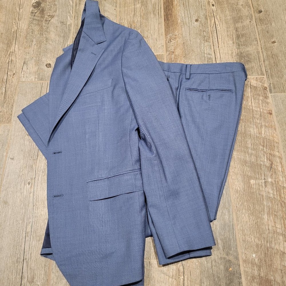 Bonobos 40R Blue Suit Two Button